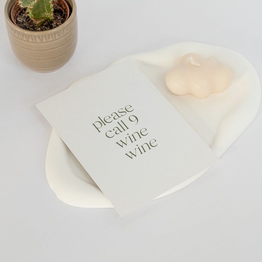 Geschenkkarte "Wine" - mahina