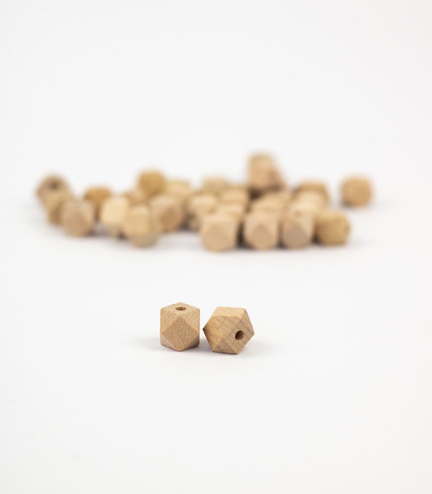 Holzperle "Hexagon" 12mm - mahina