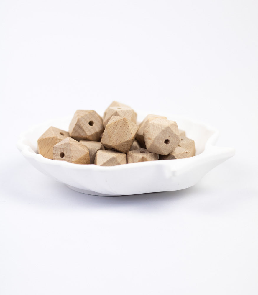 Holzperle "Hexagon" 15mm - mahina