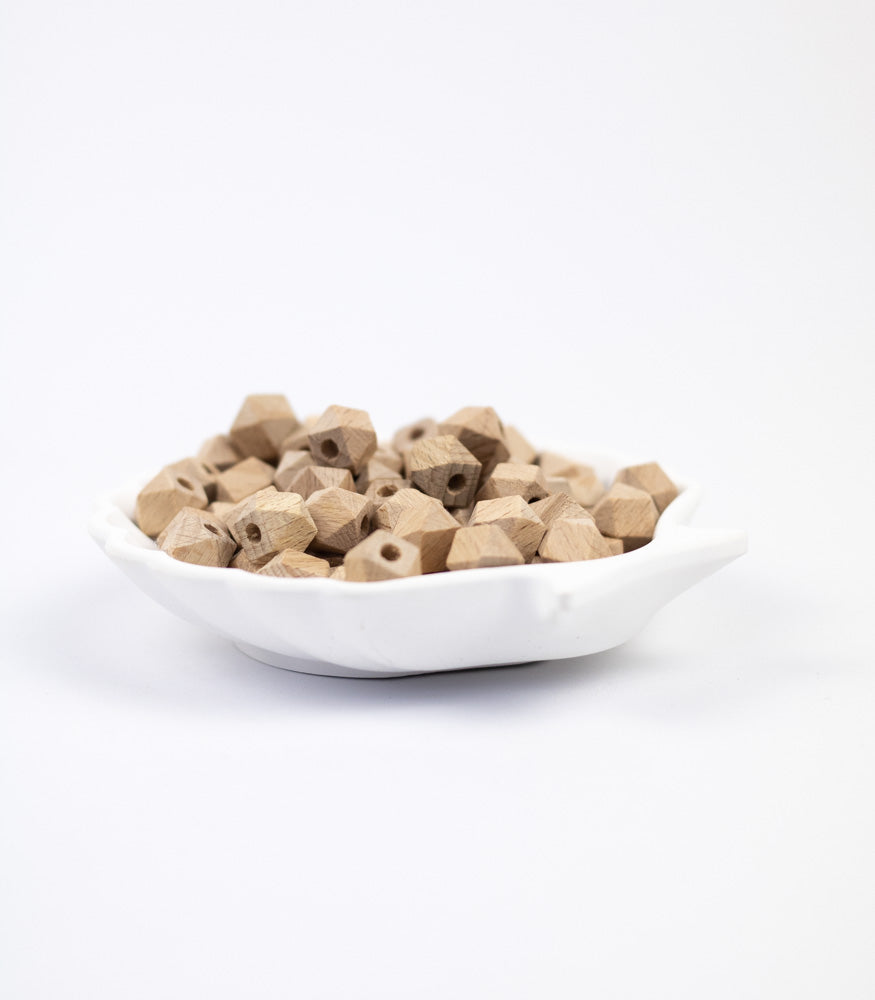 Holzperle "Hexagon" 10mm - mahina