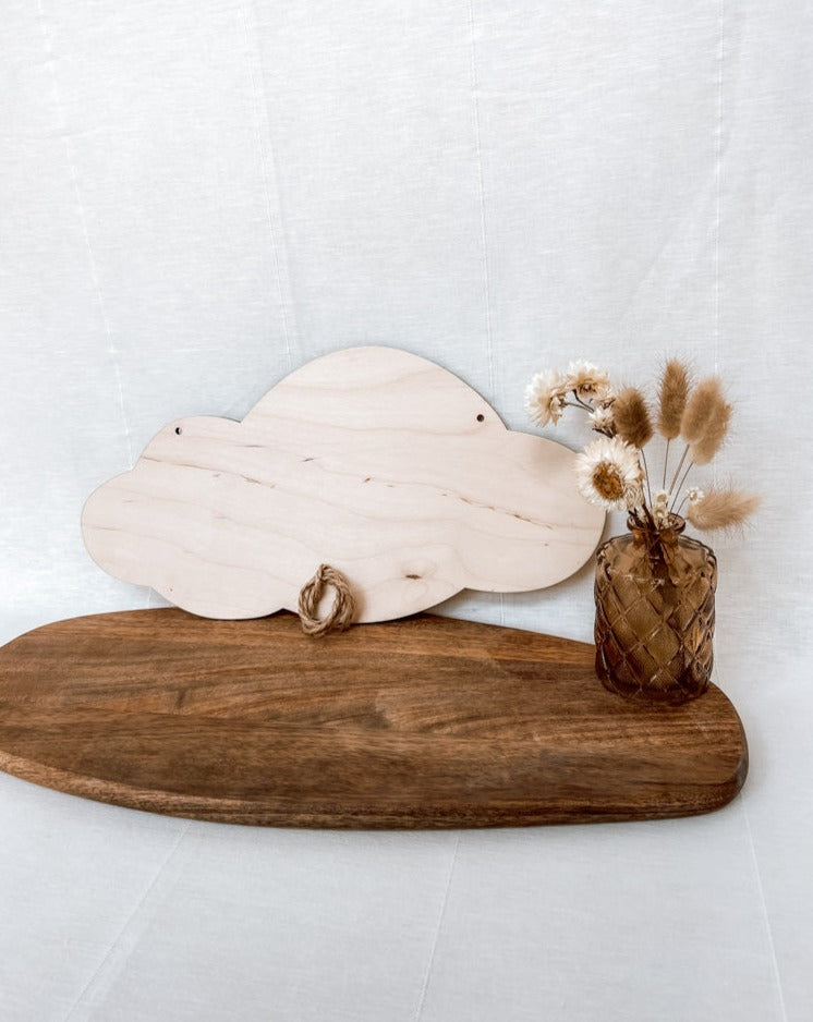 Rayher Holz Schild "Wolke", FSC 100% - mahina