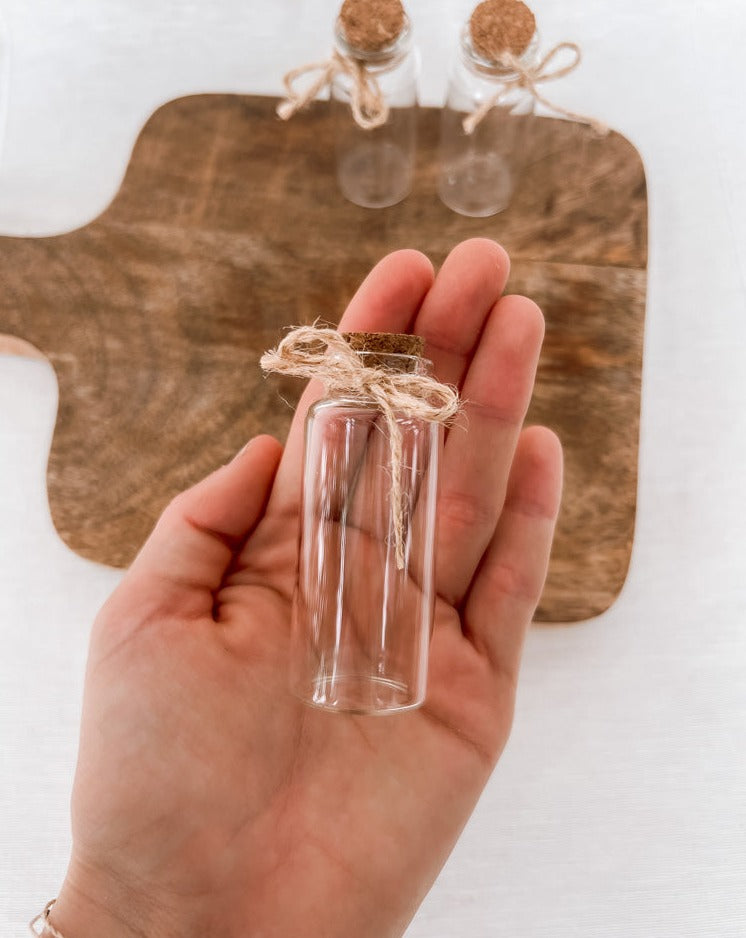 Rayher Korkenglas "Mini" 35ml, 3cm ø - mahina