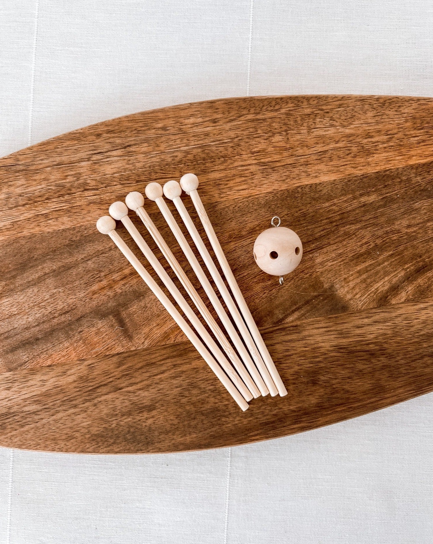 Mobile Stern Holz 6-armig 4 Größen - Bastelbedarf -> Holz -> Mobile von mahina