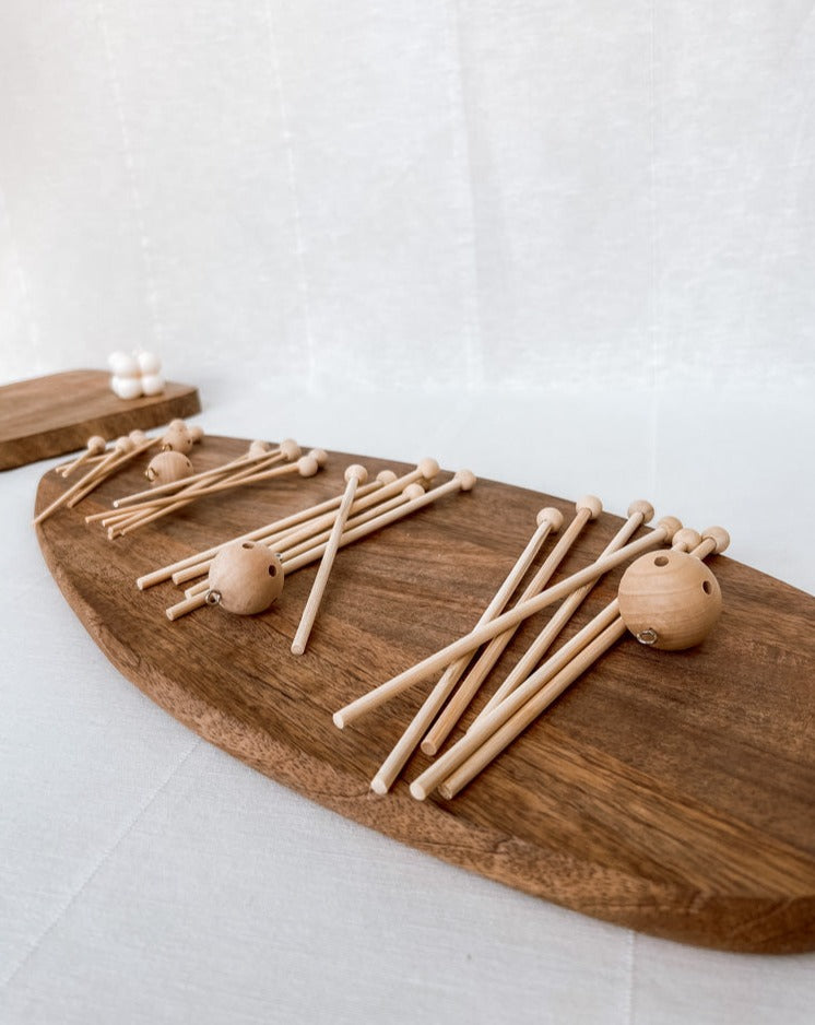 Mobile Stern Holz 6-armig 4 Größen - Bastelbedarf -> Holz -> Mobile von mahina