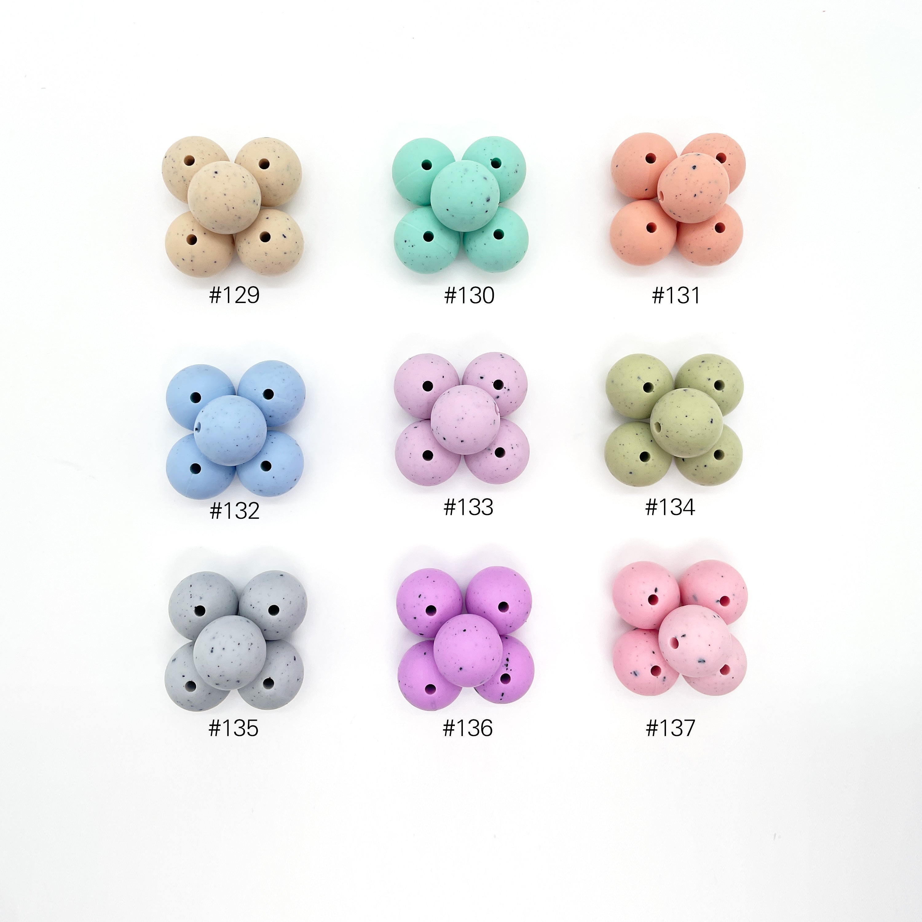 Runde Silikonperle 12mm Farbe 67 - 137 - Bastelbedarf -> Silikon -> Silikonperlen -> Rund von mahina