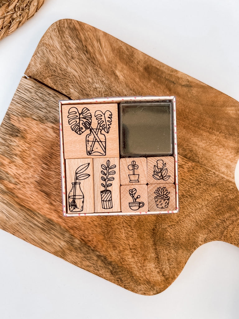 Paper Poetry Stempelset "Hygge Plants" 8teilig - mahina