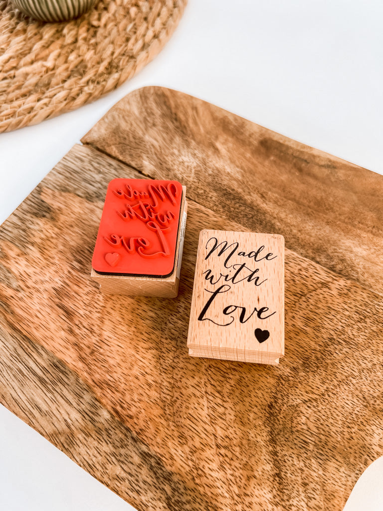 Rico Design Stempel "Made With Love" 3,6x4,9cm - mahina