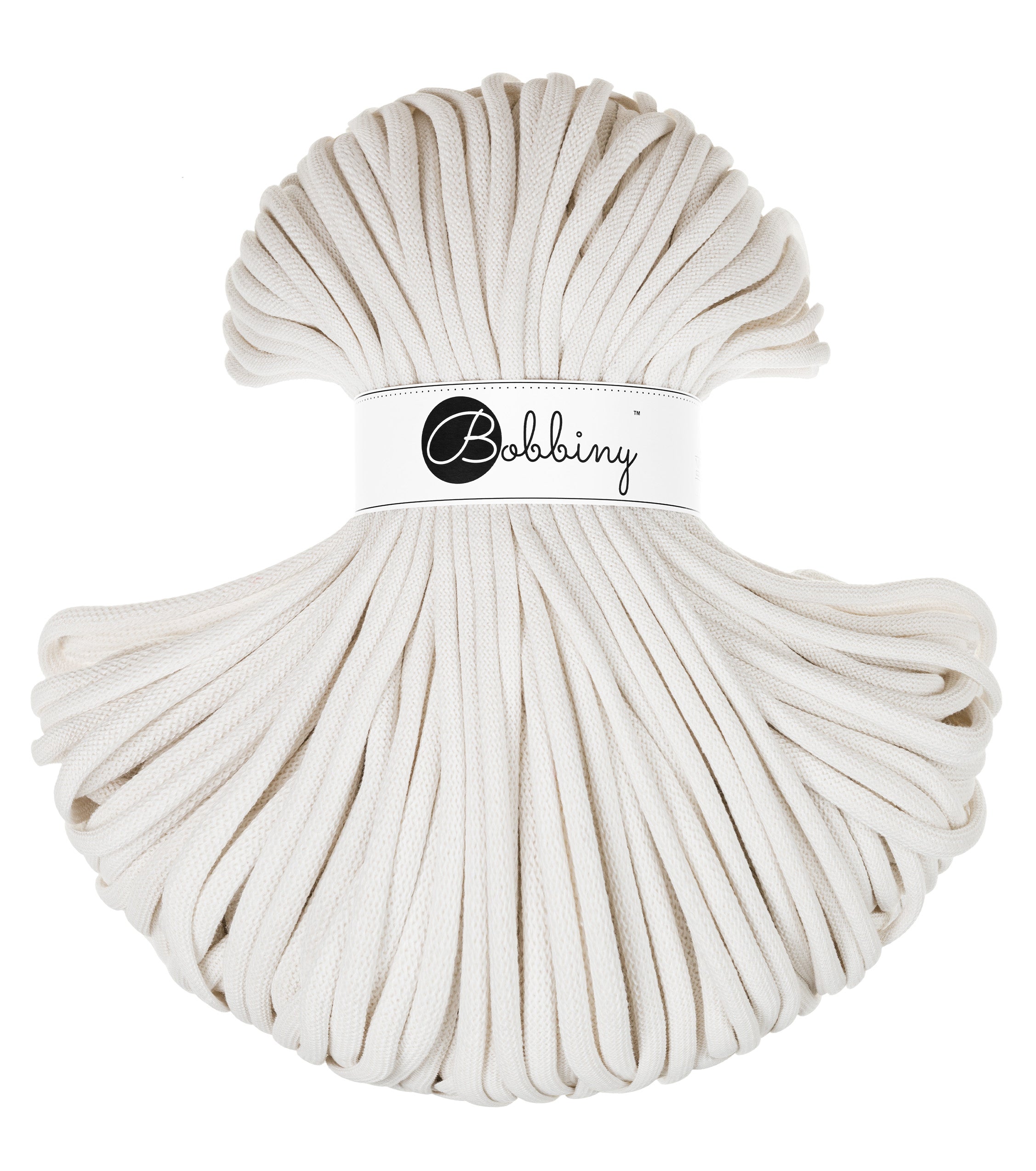 Bobbiny JUMBO Flechtkordel 9mm geflochten 100m - Garne > Baumwollgarne > Bobbiny > Geflochten > 9mm von mahina