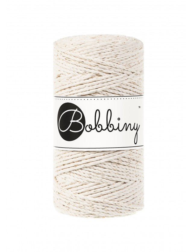 Bobbiny Makramee Garn 3mm 3ply 100m - Garne > Baumwollgarne > Bobbiny > 3ply > 3mm von mahina