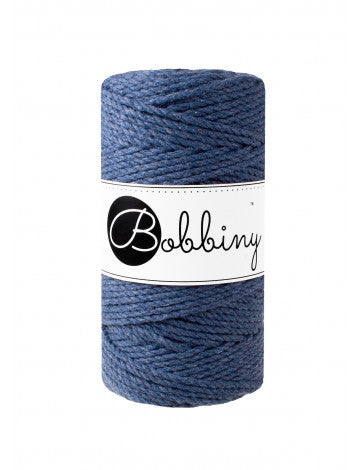 Bobbiny Makramee Garn 3mm 3ply 100m - Garne > Baumwollgarne > Bobbiny > 3ply > 3mm von mahina
