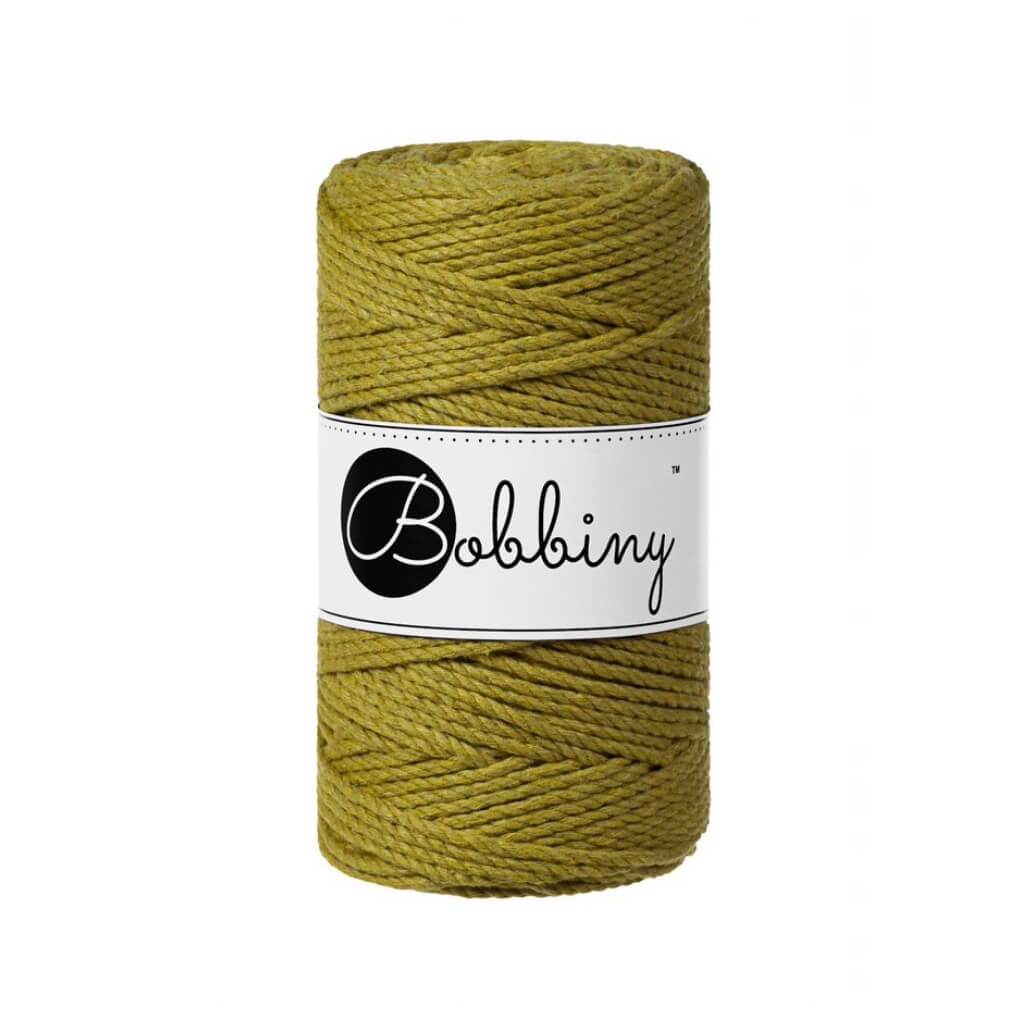 Bobbiny Makramee Garn 3mm 3ply 100m - Garne > Baumwollgarne > Bobbiny > 3ply > 3mm von mahina