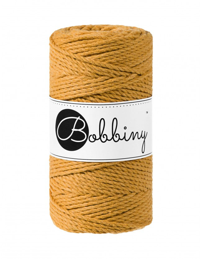 Bobbiny Makramee Garn 3mm 3ply 100m - Garne > Baumwollgarne > Bobbiny > 3ply > 3mm von mahina