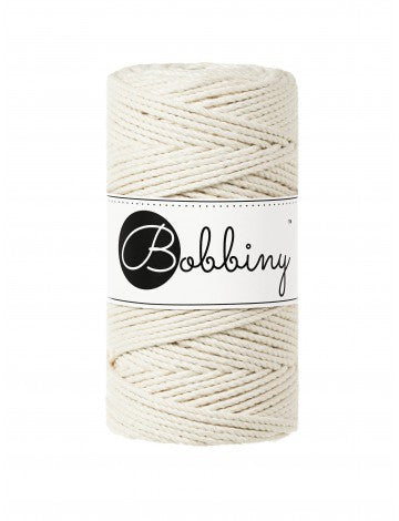 Bobbiny Makramee Garn 3mm 3ply 100m - Garne > Baumwollgarne > Bobbiny > 3ply > 3mm von mahina