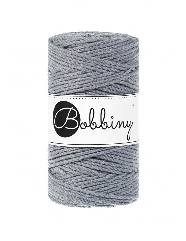 Bobbiny Makramee Garn 3mm 3ply 100m - Garne > Baumwollgarne > Bobbiny > 3ply > 3mm von mahina