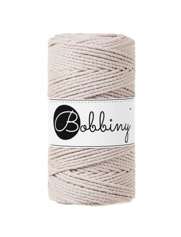 Bobbiny Makramee Garn 3mm 3ply 100m - Garne > Baumwollgarne > Bobbiny > 3ply > 3mm von mahina