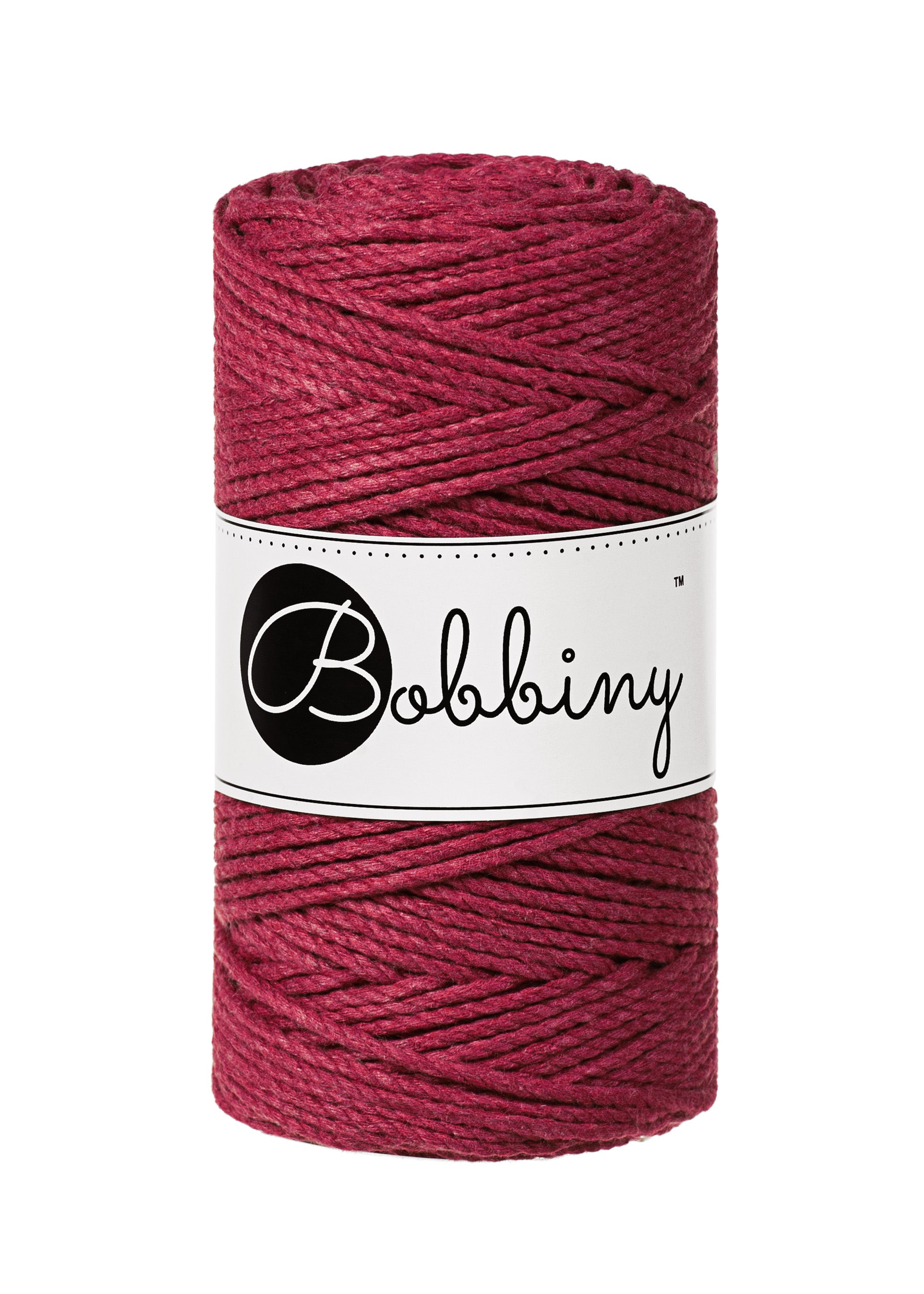 Bobbiny Makramee Garn 3mm 3ply 100m - Garne > Baumwollgarne > Bobbiny > 3ply > 3mm von mahina