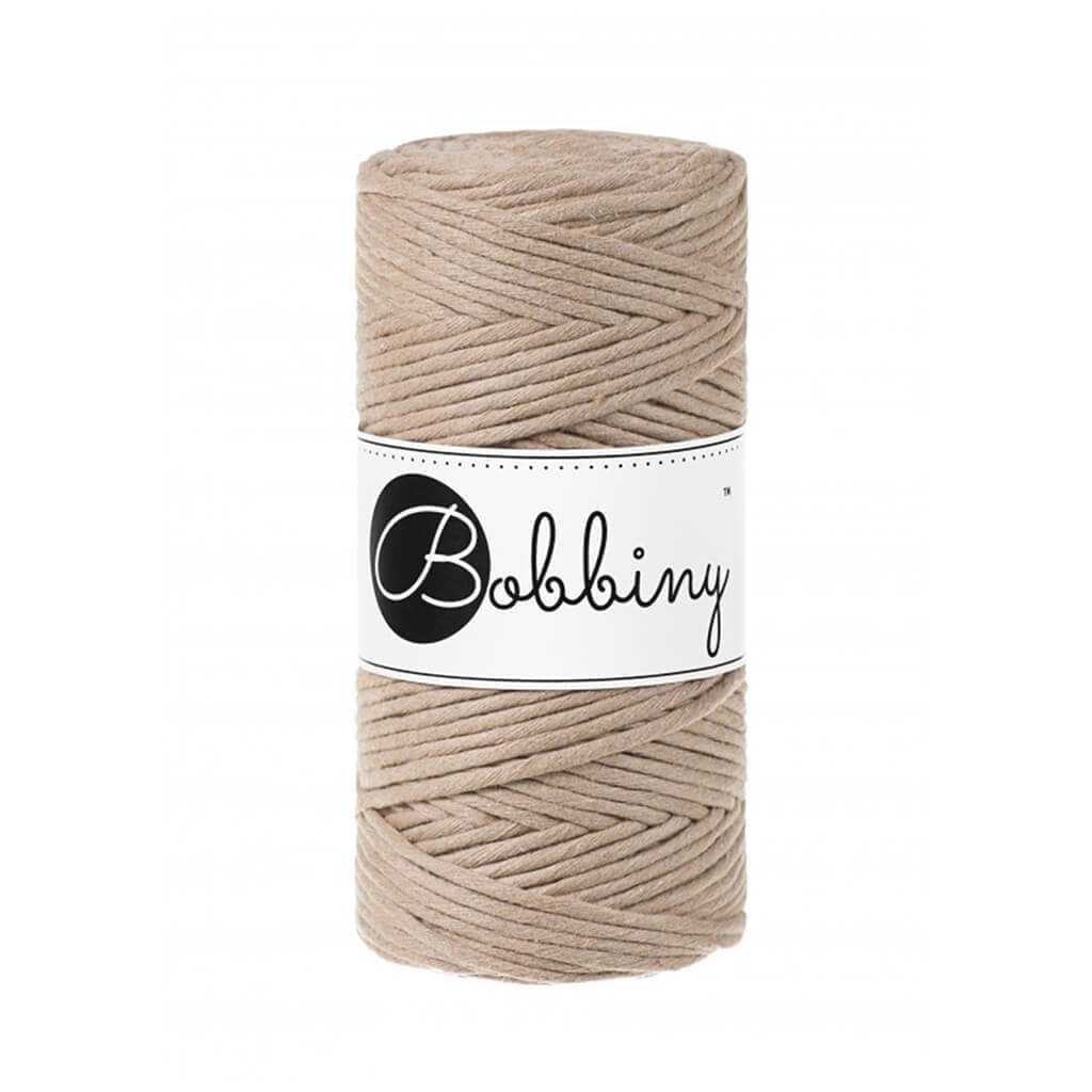 Bobbiny Makramee Garn 3mm gezwirnt 100m - Garne > Baumwollgarne > Bobbiny > Gezwirnt > 3mm von mahina