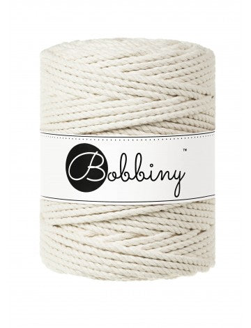 Bobbiny Makramee Garn 5mm 3ply 100m - Garne > Baumwollgarne > Bobbiny > 3ply > 5mm von mahina