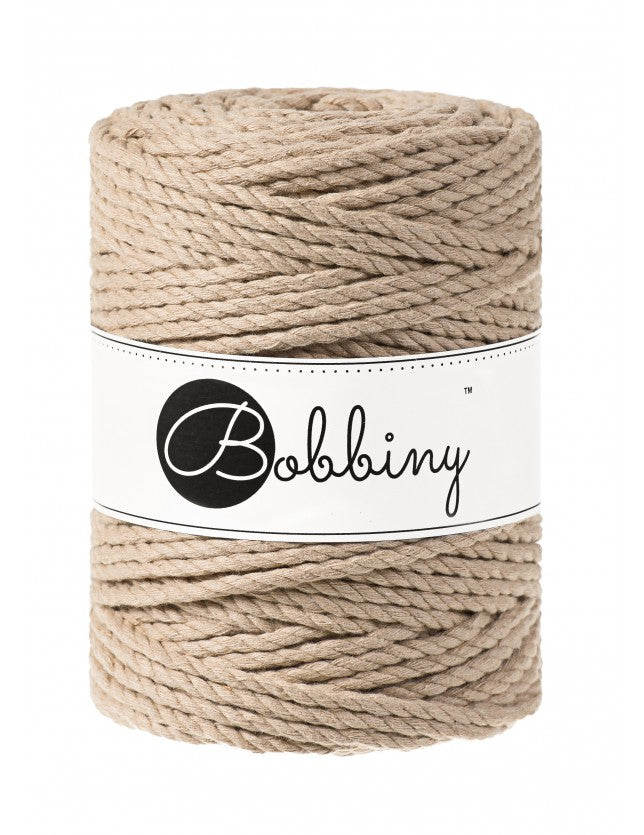Bobbiny Makramee Garn 5mm 3ply 100m - Garne > Baumwollgarne > Bobbiny > 3ply > 5mm von mahina