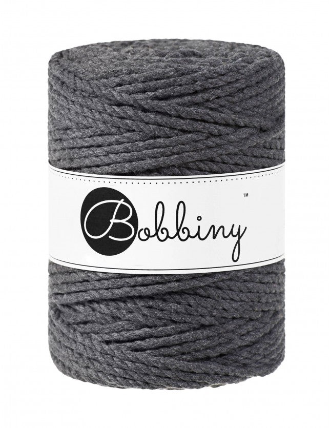 Bobbiny Makramee Garn 5mm 3ply 100m - Garne > Baumwollgarne > Bobbiny > 3ply > 5mm von mahina