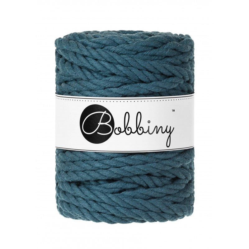 Bobbiny Makramee Garn 9mm 3ply 30m - Garne > Baumwollgarne > Bobbiny > 3ply > 9mm von mahina