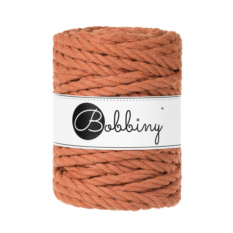 Bobbiny Makramee Garn 9mm 3ply 30m - Garne > Baumwollgarne > Bobbiny > 3ply > 9mm von mahina