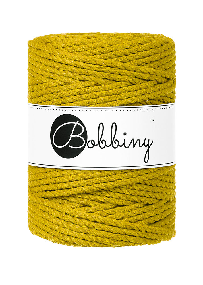 Bobbiny Makramee Garn 9mm 3ply 30m - Garne > Baumwollgarne > Bobbiny > 3ply > 9mm von mahina