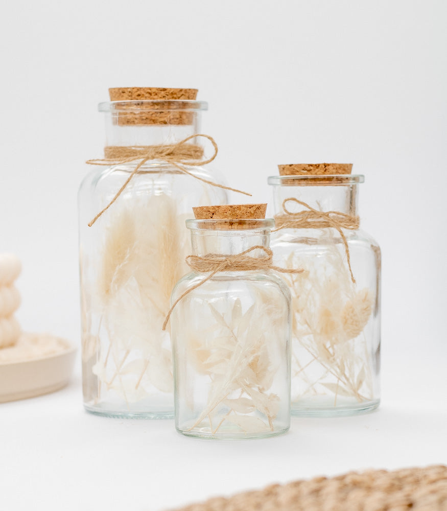 Personalisierbares Korkenglas 250ml - Bastelbedarf -> Glas -> Korkengläser von mahina