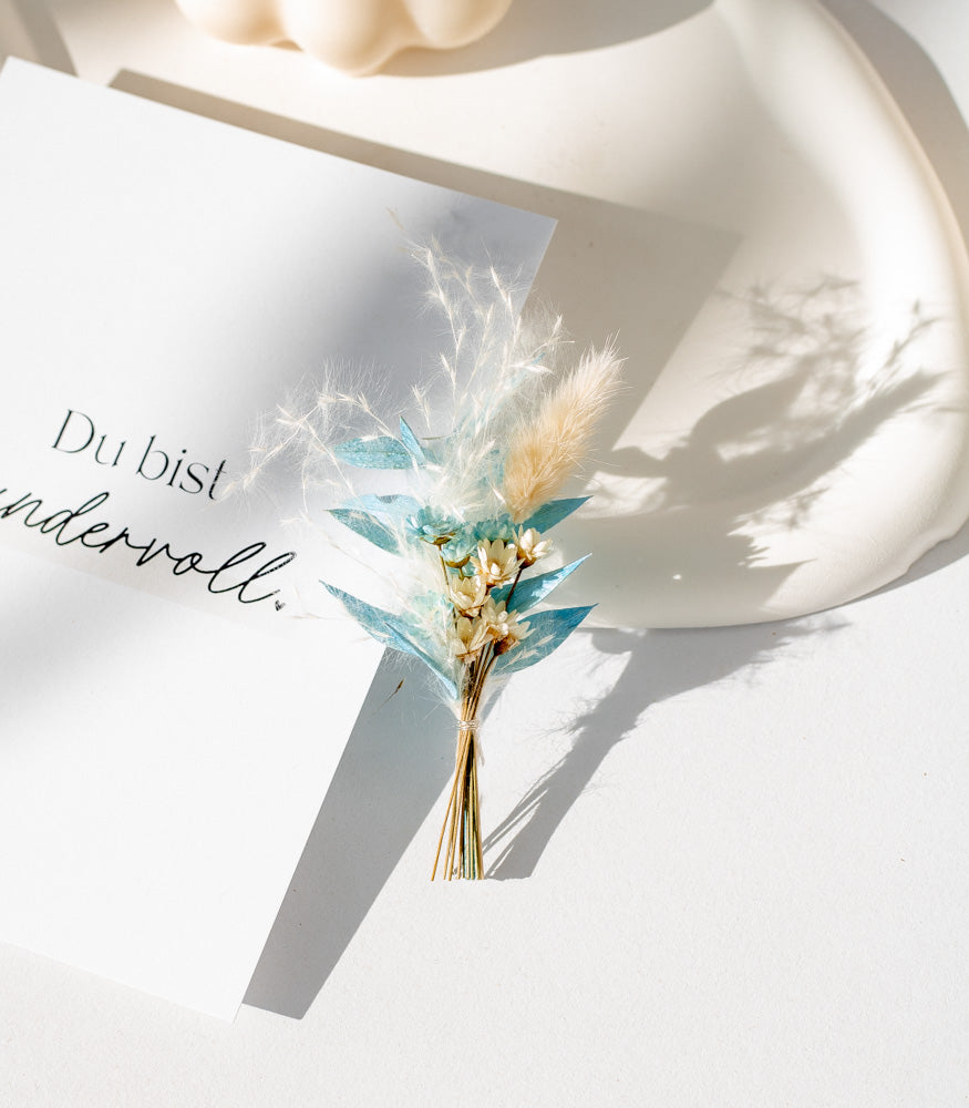 Mini Bouquet aus Trockenblumen, verschiedene Farben - Trockenblumen -> Sträuße von mahina