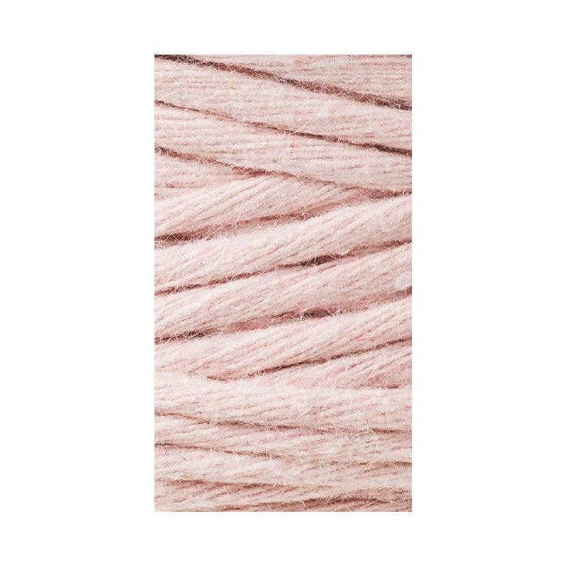 Bobbiny Makramee Garn 1,5mm gezwirnt Pastel Pink 100m - mahina