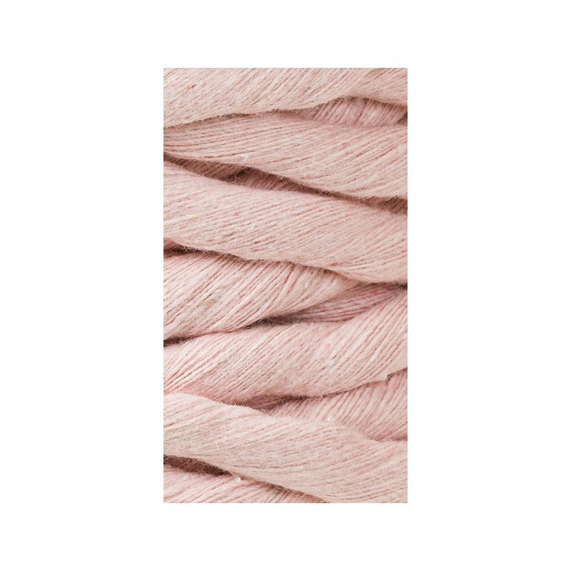Bobbiny Makramee Garn 9mm gezwirnt Pastel Pink 30m - mahina