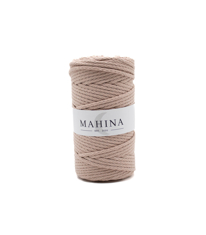 mahina Garn 4mm geflochten 100m - Garne > Baumwollgarne > Pferdeseile > Geflochten > 4mm > 100m von mahina