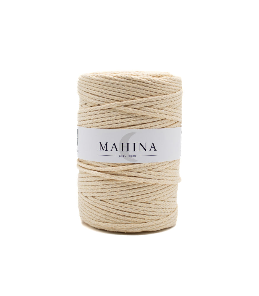 mahina Garn 4mm geflochten 200m - Garne > Baumwollgarne > Pferdeseile > Geflochten > 4mm > 200m von mahina