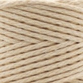 MAHINA Garn 2mm geflochten Vanille 150m - Garne > Baumwollgarne > Pferdeseile > Geflochten > 2mm > 150m von mahina