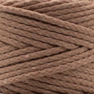 MAHINA Garn 4mm geflochten Teddybraun 100m - Garne > Baumwollgarne > Pferdeseile > Geflochten > 4mm > 100m von mahina