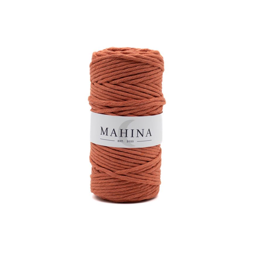 MAHINA Garn 4mm gezwirnt Lachs 100m - Garne > Baumwollgarne > Pferdeseile > Gezwirnt > 4mm > 100m von mahina