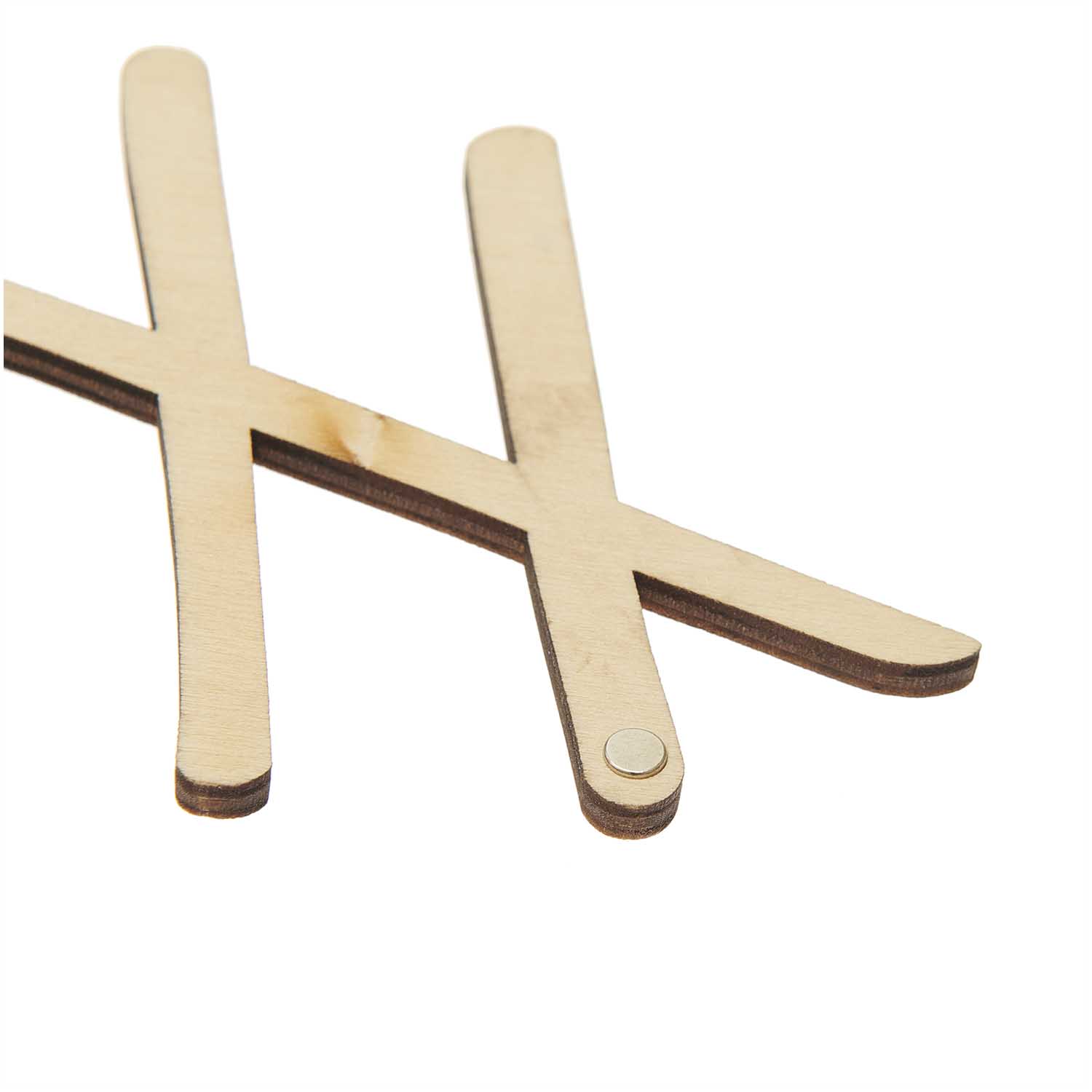 Rico Design Holzschriftzug magnetisch "Home", 28x9cm - Bastelbedarf -> Holz > Holzkränze von mahina