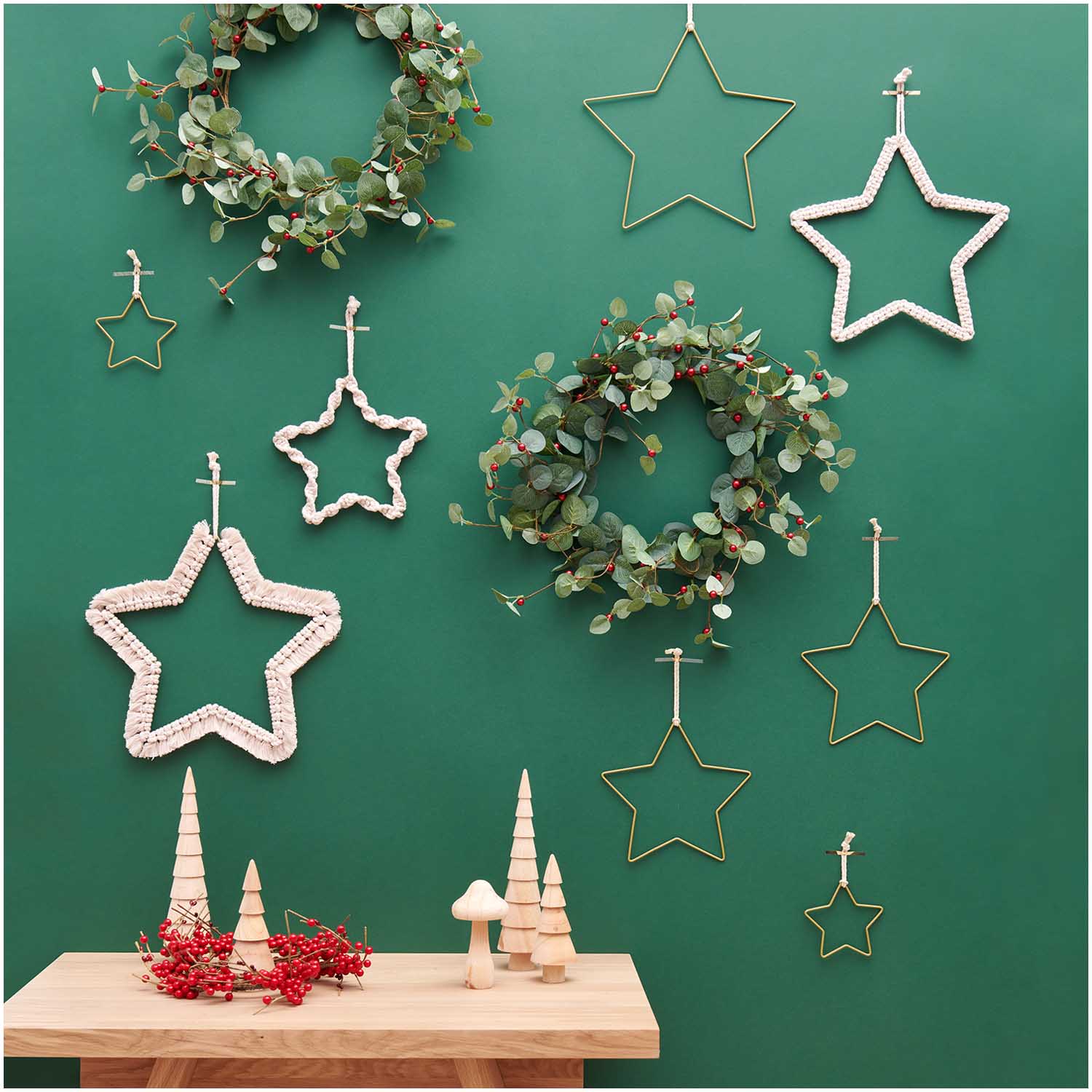 Metallring "Stern" gold 3 Größen - Bastelbedarf -> Metall -> Metallringe -> Sonstige Formen von mahina