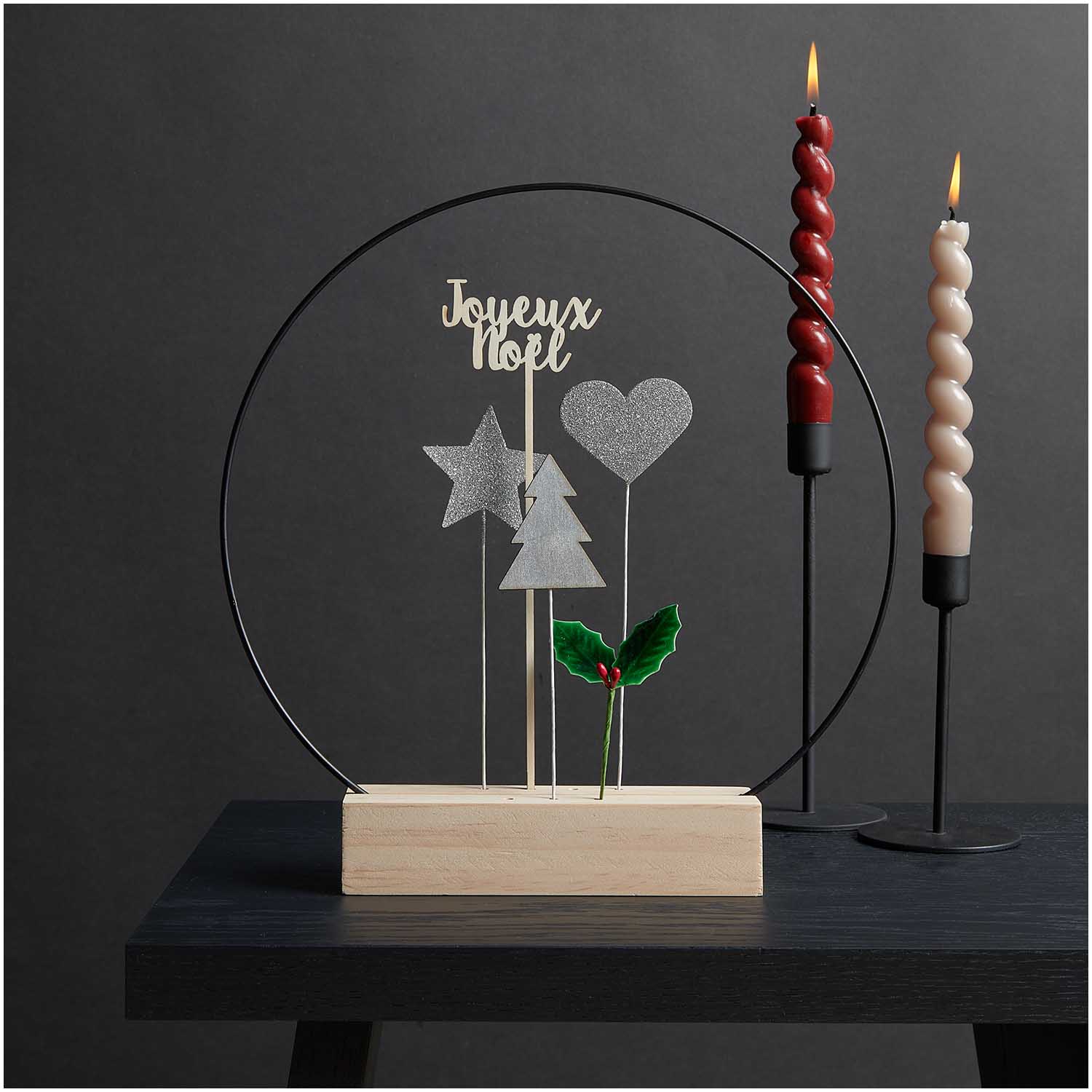 Picker "Stern" gefüllt 27x5cm in silber - Bastelbedarf -> Geschenkverpackungen von mahina