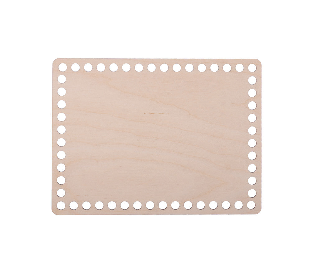 Häkelboden "Rechteck kurz" Birkenholz 7 Größen - Bastelbedarf -> Häkeln und Stricken -> Häkelboden von mahina