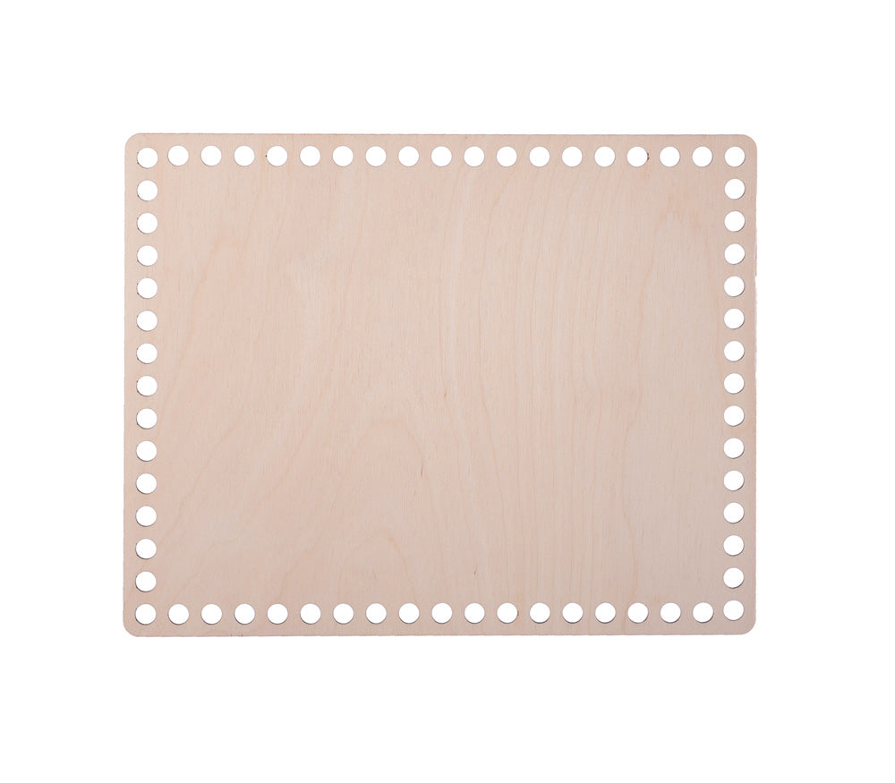 Häkelboden "Rechteck kurz" Birkenholz 7 Größen - Bastelbedarf -> Häkeln und Stricken -> Häkelboden von mahina